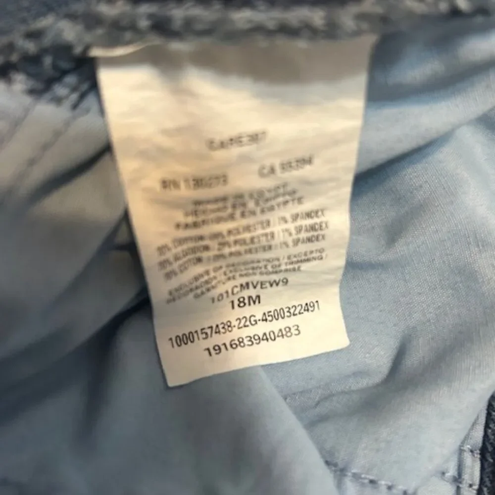 Lee Regular Fit Midrise Boot 5 pocket distressed denim jeans, size 18M